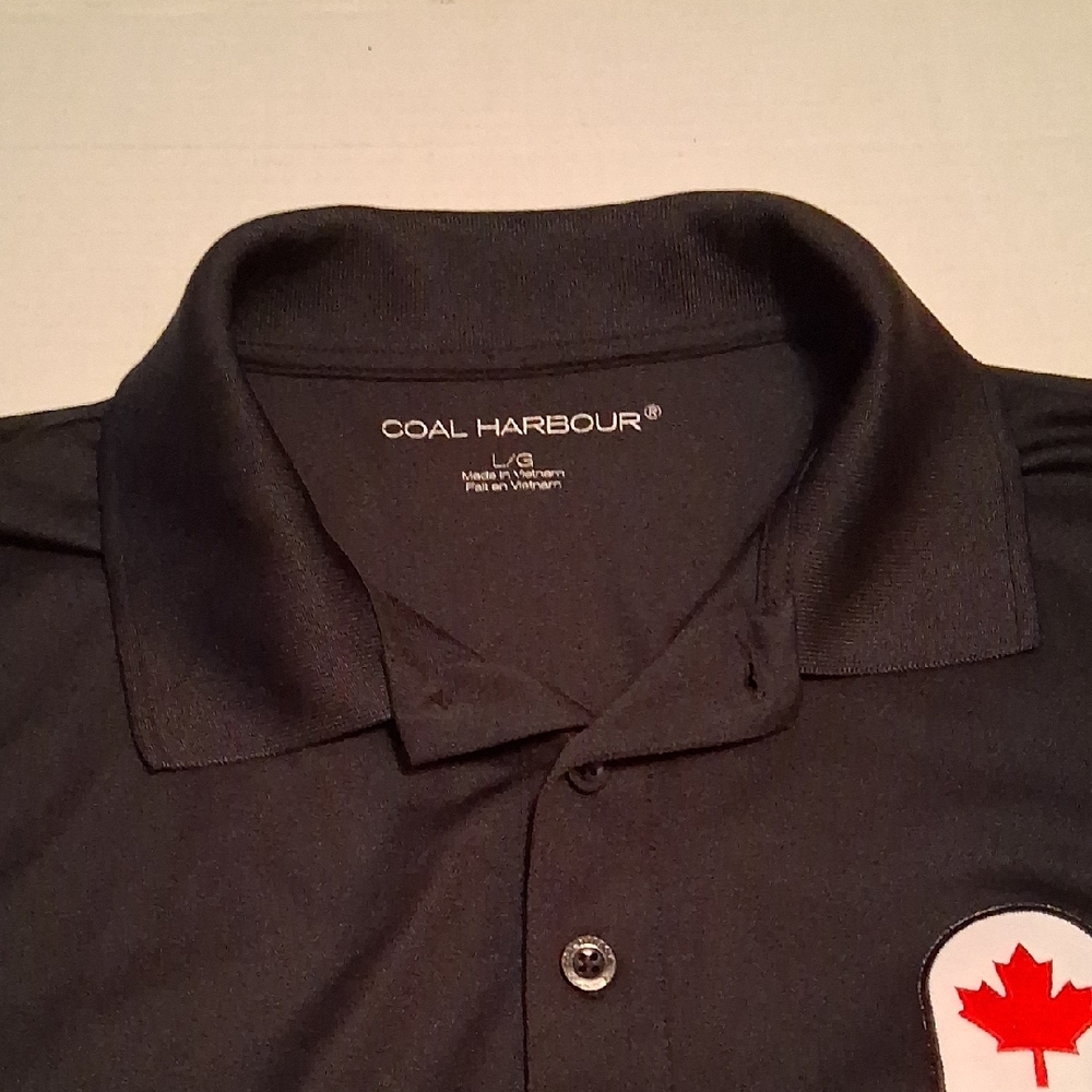 Brasil 2016 Black Polo Shirt with Canada Emblem - Picture 12 of 12